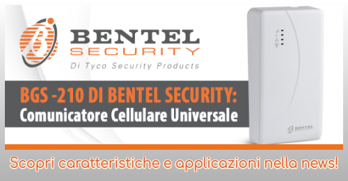 BGS-210 DI BENTEL SECURITY: Comunicatore Cellulare Universale